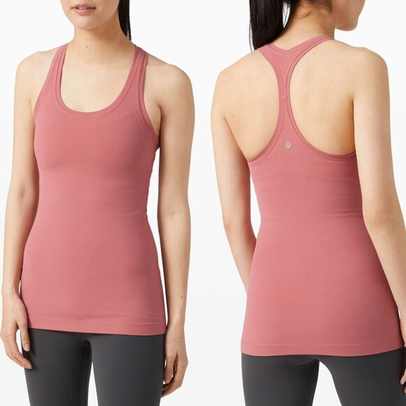 Lululemon Cool Racerback Tank Top *Nulu Cherry Tint 21772 - Picture 1 of 8